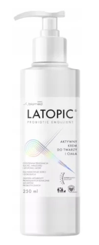Latopic Krem 250 ml – NA SUCHĄ I ATOPOWĄ SKÓRĘ TWARZY I CIAŁA