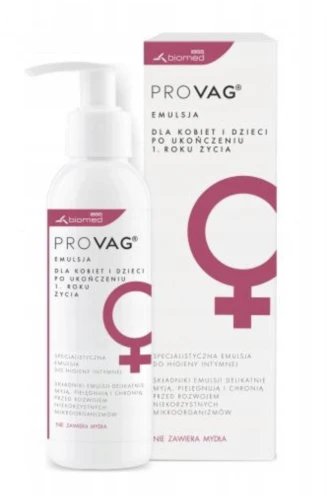 PROVAG Emulsja 150 ml – HIGIENA, NAWILŻENIE I OCHRONA INTYMNA