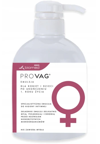 PROVAG Emulsja 500 ml – HIGIENA, NAWILŻENIE I OCHRONA INTYMNA