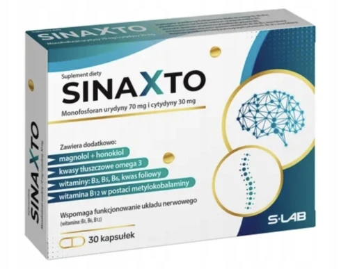 SinaXto 30 kapsułek – NA UKŁAD NERWOWY I ZMĘCZENIE