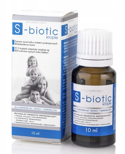 S-Lab S-biotic krople 10 ml – NA MIKROFLORĘ JELIT