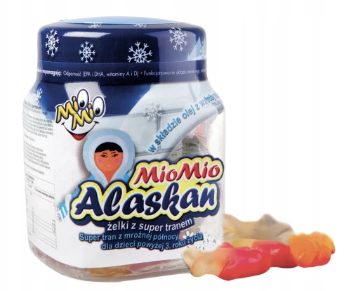 MioMio Alaskan 30 żelek – NA KOŚCI I ODPORNOŚĆ DZIECI 3+