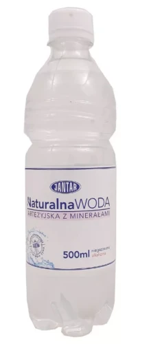 Woda źródlana Jantar – CODZIENNE NAWODNIENIE I MINERAŁY 0,5L