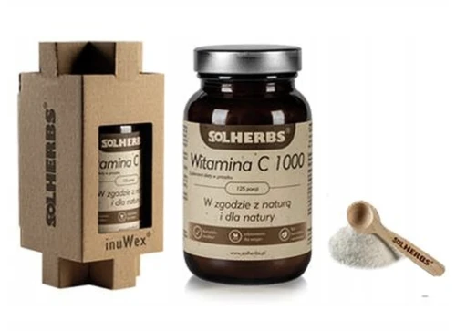 SOLHERBS Witamina C 1000 proszek 126,4 g – NA ODPORNOŚĆ