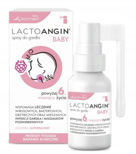 Lactoangin Baby 6M+ 30 g – NA BÓL I PODRAŻNIENIE GARDŁA