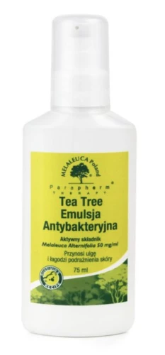Tea Tree Emulsja 75 ml – NA PODRAŻNIONĄ I PRZESUSZONĄ SKÓRĘ