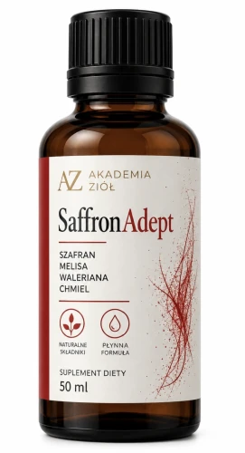SaffronAdept Szafran i Zioła 50 ml – NA WIECZORNĄ RUTYNĘ