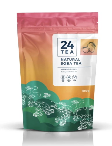 Herbata z Gryki Tatarskiej SOBA Brzoskwinia-Mango 100g