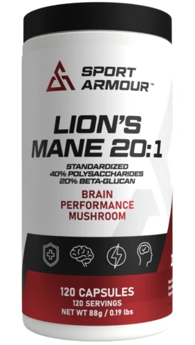 Lion’s Mane Sport Armour 120 kapsułek – soplówka jeżowata 20:1