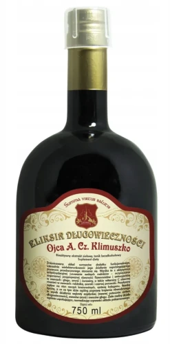 Klimuszko Eliksir Długowieczności 750 ml – ekstrakt ziołowy z witaminą C