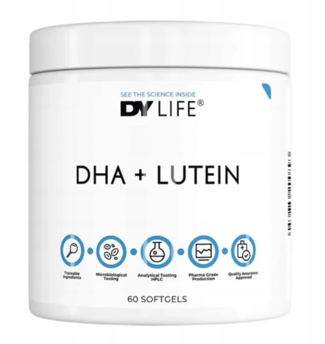 DORIAN YATES DHA + LUTEIN 60 KAPS. – NA WZROK I MÓZG