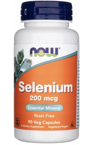 NOW FOODS SELEN 200 MCG 90 KAPS. – NA ODPORNOŚĆ I TARCZYCĘ