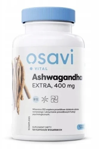 OSAVI ASHWAGANDHA EXTRA 400 MG 120 KAPS. – NA STRES I RELAKS