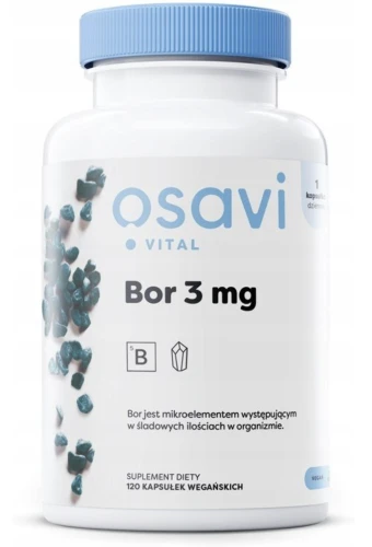 OSAVI BOR 3 MG 120 KAPS. – UZUPEŁNIENIE DIETY W BOR