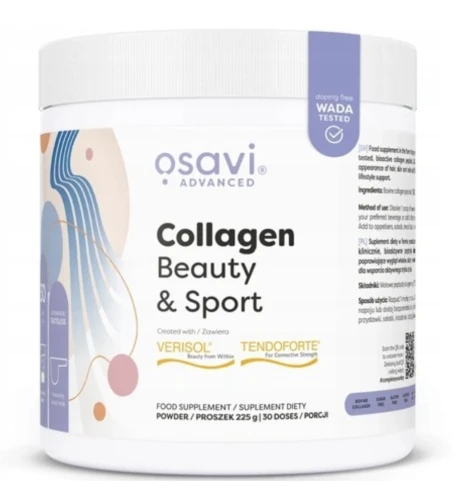 OSAVI COLLAGEN BEAUTY & SPORT 225 G – NA SKÓRĘ, WŁOSY I STAWY