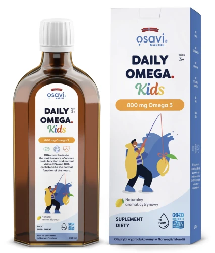 OSAVI DAILY OMEGA KIDS 250 ML – OMEGA-3 DLA DZIECI