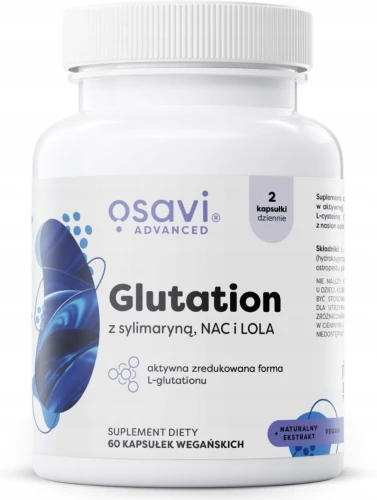 OSAVI GLUTATION + NAC + SYLIMARYNA 60 KAPS. – NA WĄTROBĘ