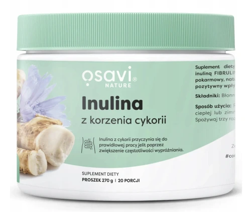 OSAVI INULINA Z KORZENIA CYKORII 270 G – NA JELITA I BŁONNIK