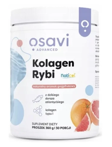 OSAVI KOLAGEN RYBI NATICOL 360 G GREJPFRUT – Z WITAMINĄ C