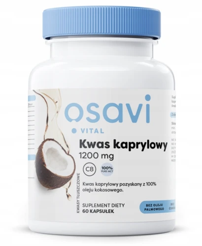 OSAVI KWAS KAPRYLOWY 1200 MG 60 KAPS. – OLEJ MCT