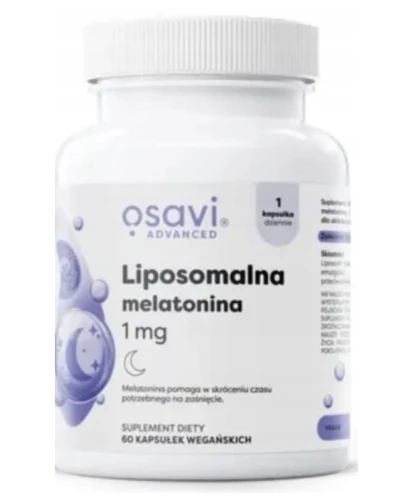 OSAVI LIPOSOMALNA MELATONINA 1 MG 60 KAPS. – SEN
