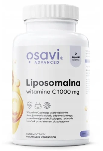 OSAVI LIPOSOMALNA WITAMINA C 1000 MG 60 KAPS. – ODPORNOŚĆ