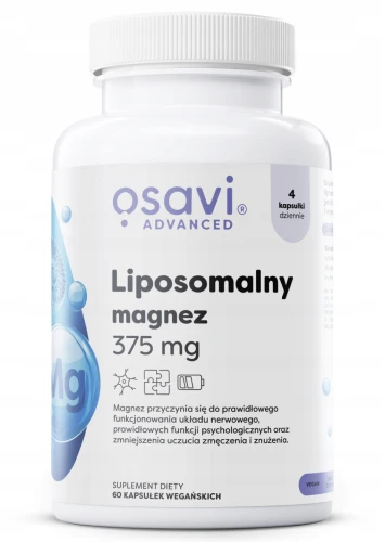OSAVI LIPOSOMALNY MAGNEZ 375 MG 60 KAPS. – UKŁAD NERWOWY