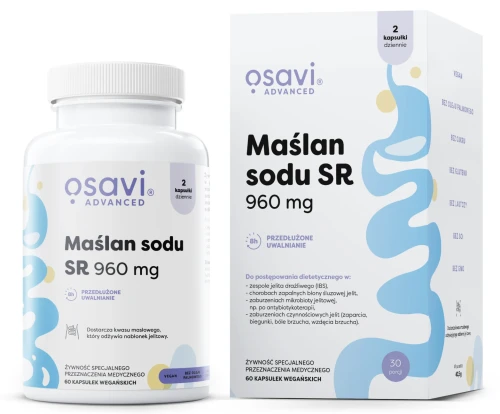 OSAVI MAŚLAN SODU SR 960 MG 60 KAPS. – NA JELITA