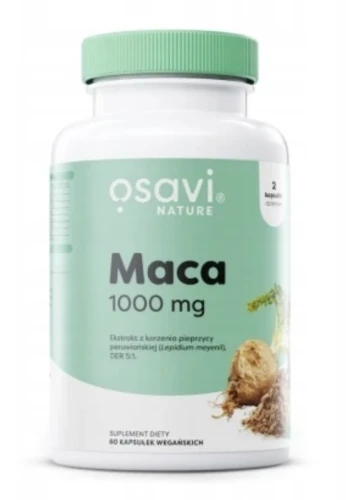 OSAVI MACA 1000 MG 60 KAPS. – EKSTRAKT Z KORZENIA