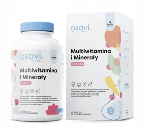 Osavi Multiwitamina i Minerały Kobieta 180 caps