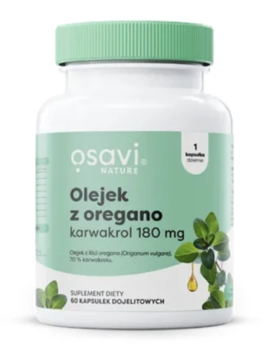 OSAVI OLEJEK Z OREGANO 180 MG 60 KAPS. – NA ODPORNOŚĆ