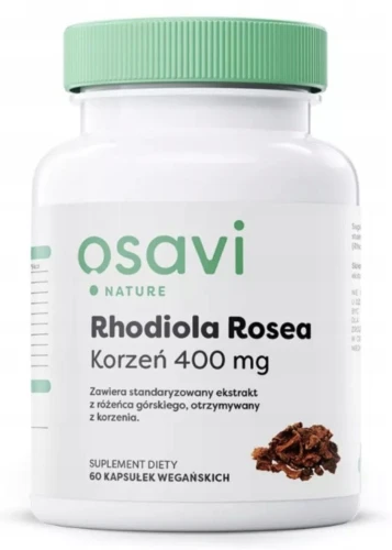 OSAVI RHODIOLA ROSEA 400 MG 60 KAPS. – NA ZMĘCZENIE I STRES
