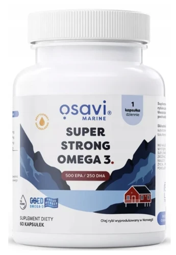 OSAVI SUPER STRONG OMEGA 3 60 KAPS. – NA SERCE I MÓZG