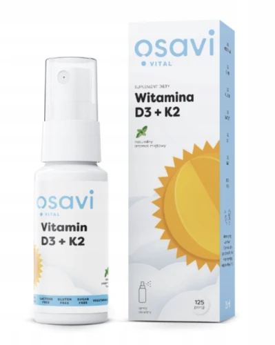OSAVI WITAMINA D3 + K2 SPRAY 25 ML – NA ODPORNOŚĆ I KOŚCI