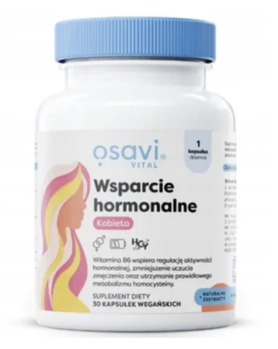 OSAVI WSPARCIE HORMONALNE KOBIETA 30 KAPS. – NA HORMONY