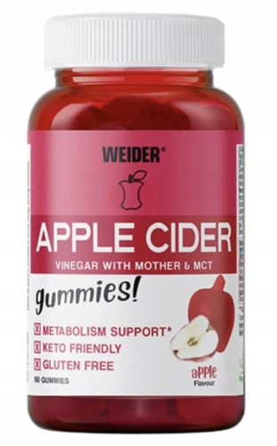 WEIDER APPLE CIDER APPLE 50 ŻELKÓW – NA METABOLIZM