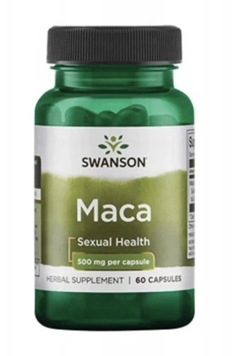 SWANSON MACA 500 MG 60 KAPS. – NA WITALNOŚĆ