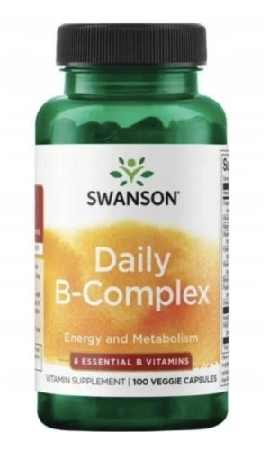 SWANSON DAILY B-COMPLEX 100 KAPS. – NA UKŁAD NERWOWY