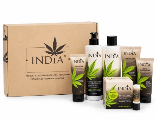 Duży zestaw prezentowy kosmetyków do pielęgnacji ciała INDIA Cosmetics