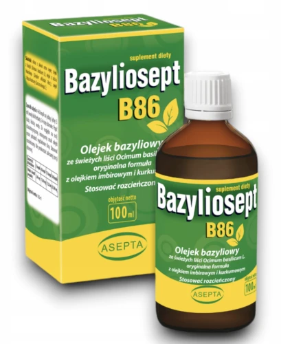 ASEPTA BAZYLIOSEPT B86 100 ML – OLEJKI NA STRES I TRAWIENIE