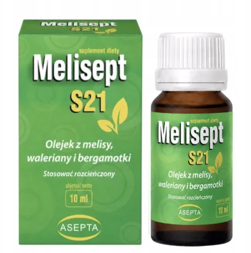 MELISEPT S21 – OLEJEK Z MELISY NA RELAKS I WYCISZENIE 10ML