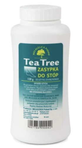 MELALEUCA TEA TREE ZASYPKA 120 G – DO STÓP I OBUWIA, PROFILAKTYKA