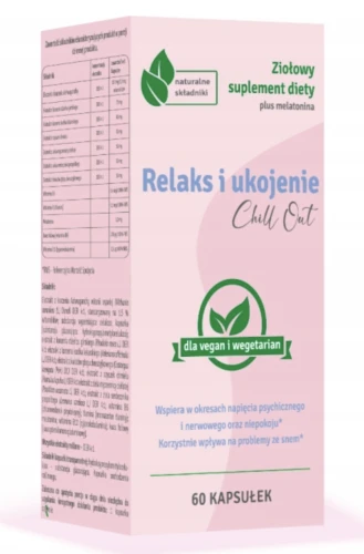 RELAKS I UKOJENIE CHILL OUT 60 KAPSUŁEK – NA RELAKS I SEN