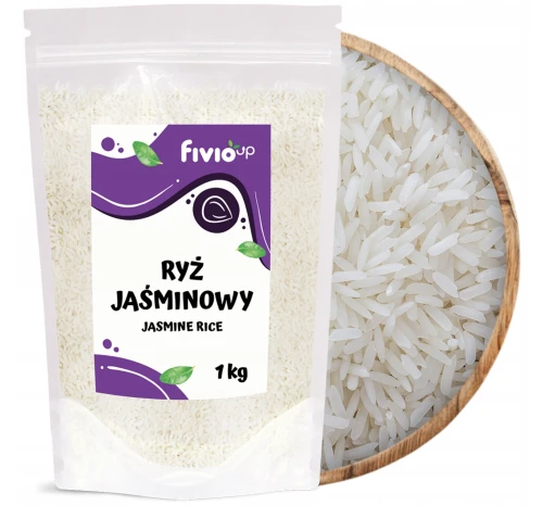 FIVIO UP RYŻ JAŚMINOWY 1 KG – DO DAŃ AZJATYCKICH I DESERÓW