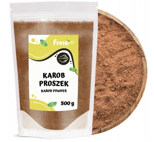 FIVIO UP KAROB 500 G – NATURALNY ZAMIENNIK KAKAO