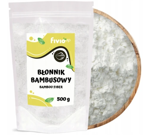 FIVIO UP BŁONNIK BAMBUSOWY 500 G – DO WYPIEKÓW KETO