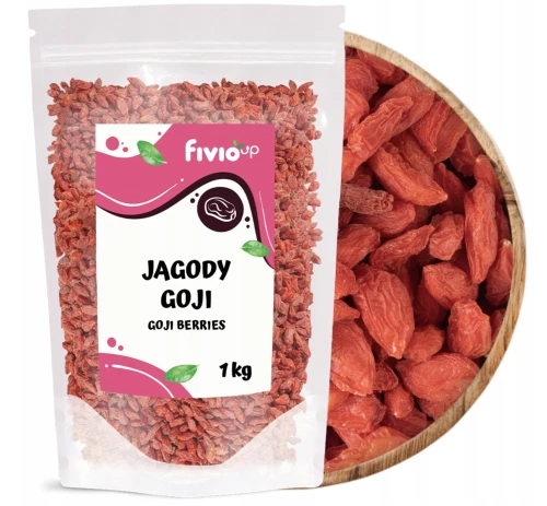 FIVIO UP JAGODY GOJI 1 KG – SUSZONE OWOCE DO DIETY