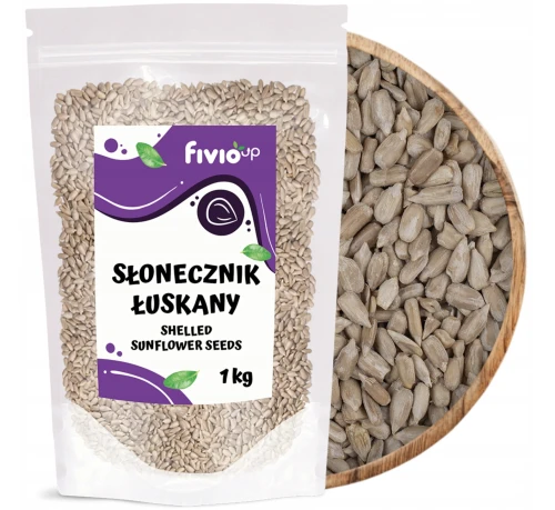FIVIO UP SŁONECZNIK ŁUSKANY 1 KG – NATURALNE ZIARNA