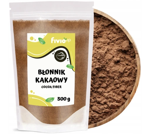 FIVIO UP BŁONNIK KAKAOWY 500 G – DO WYPIEKÓW KETO