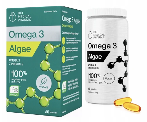 BIO MEDICAL PHARMA OMEGA 3 ALGAE – DHA I EPA Z MIKROALG